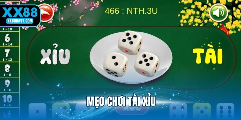 mẹo chơi tài xỉu